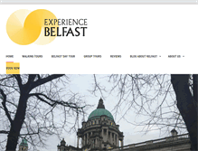 Tablet Screenshot of experiencebelfast.com
